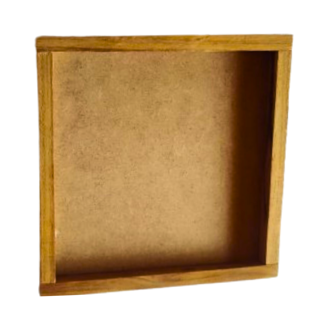 MDF Square Wooden Frame Base – The Art Connect