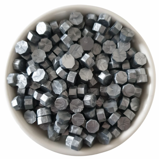 Metallic Silver Wax Sealing Beads
