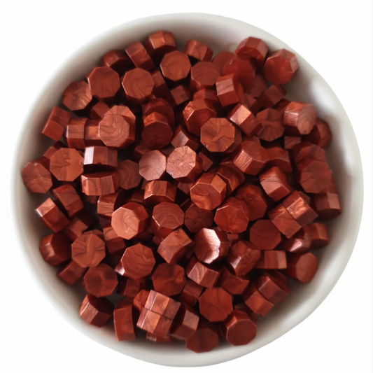 Metallic Wine Red Wax Sealing Beads