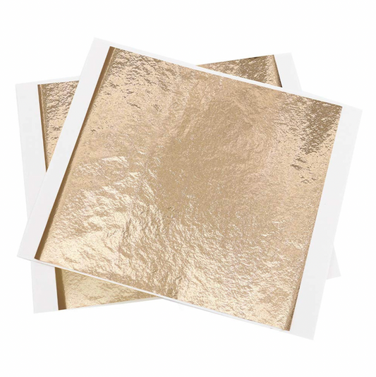 Champagne Foil Sheets (Epoxy Resin | Art Concrete | Candle Making | Texture Art | Polymer Clay | Craft Projects)