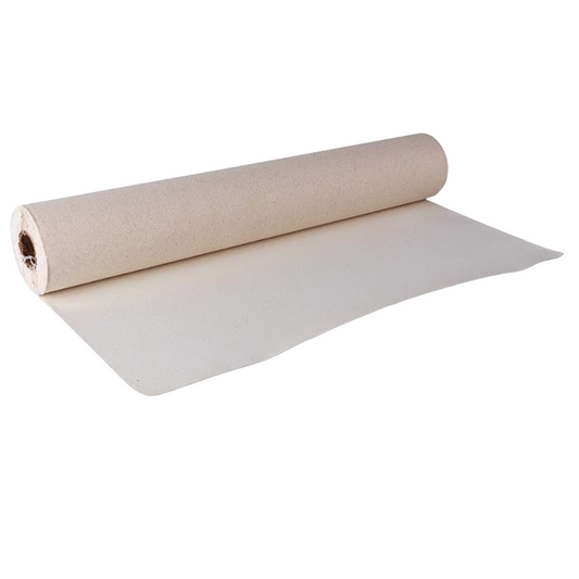 White Art Canvas Roll (100% Cotton | Acid-Free | Medium Grain | Double-Coated with Acrylic Gesso Primer)