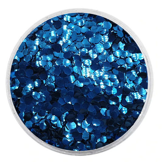 Blue (Cobalt) Chunky Hexagon Art Glitter (Candle Making | Epoxy Resin | Craft Projects)