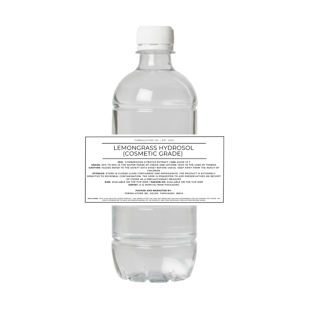 Lemongrass Hydrosol (Cosmetic Grade)