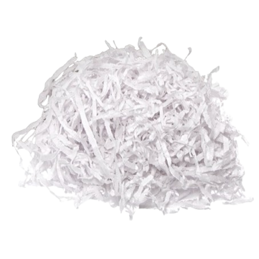 White Shredded Paper (For Premium Gifting / Hampers / Packaging)