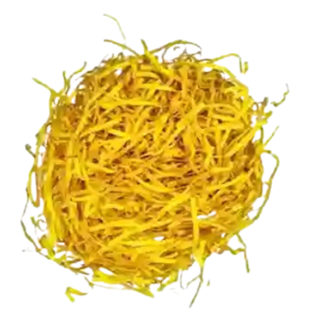 Yellow Shredded Paper (For Premium Gifting / Hampers / Packaging)