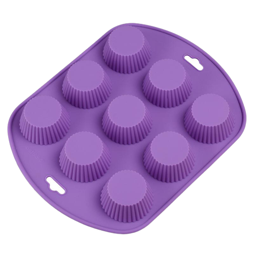 Cupcake / Muffin Silicone Mould - 9 Cavities
