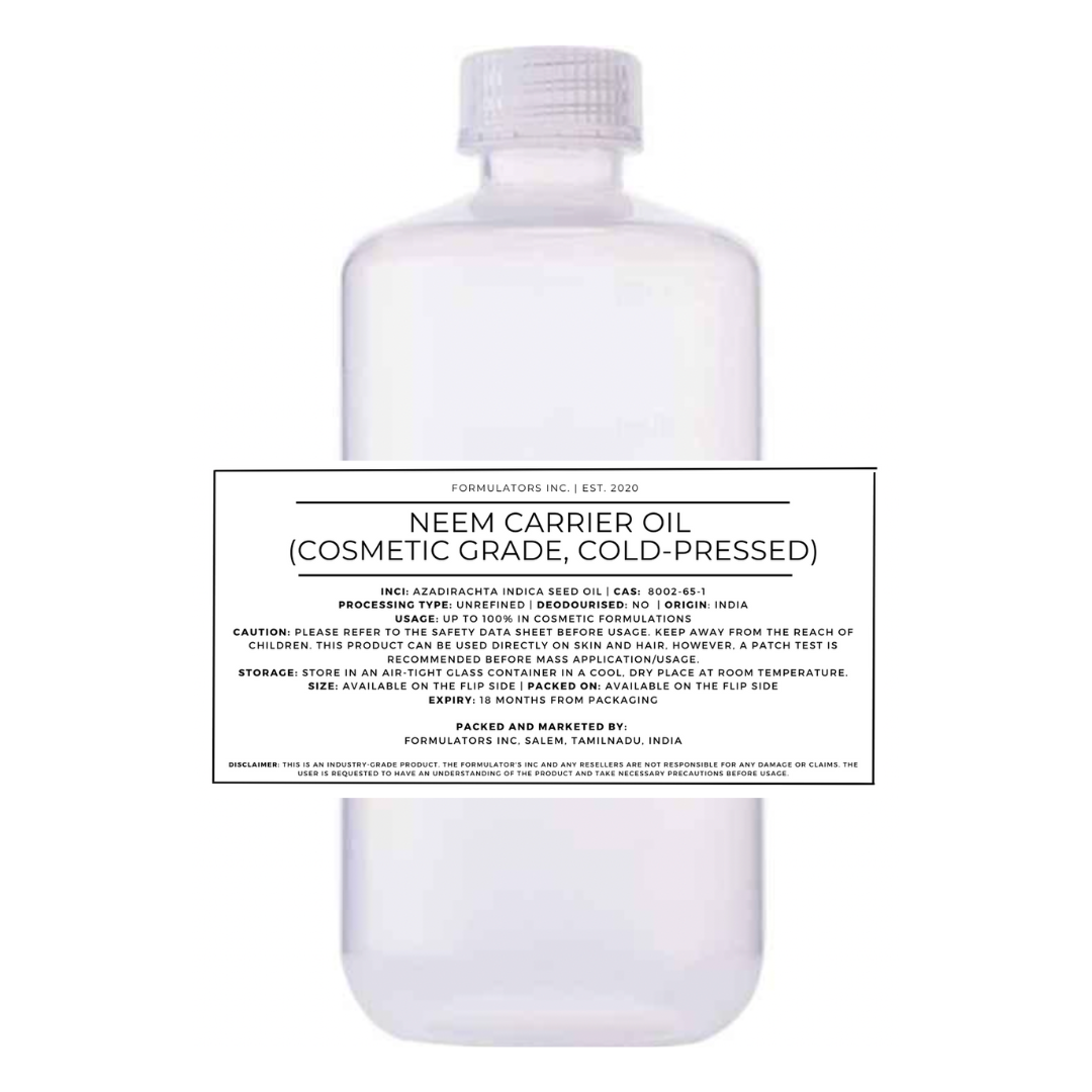 Neem Carrier Oil (Cosmetic Grade)