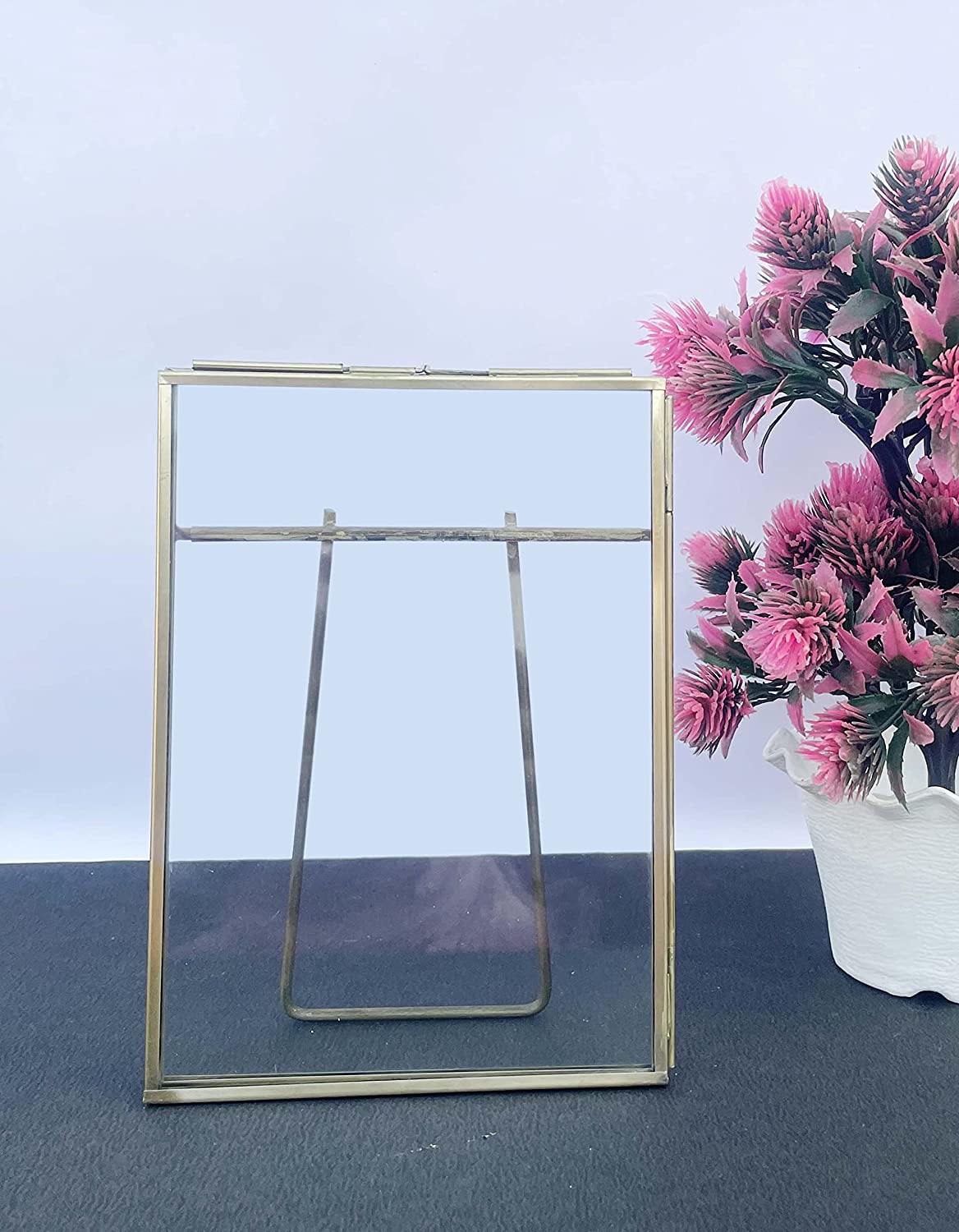Square Monotone / Transparent Glass Table-Top Photo Frame