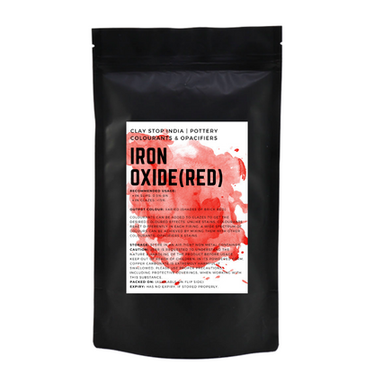 Buy Red Iron Oxide (Pottery Colourant) Online in India- The Art Connect