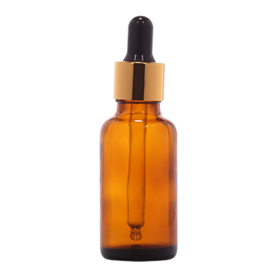 Buy Amber Glass Essential Oil Dropper Bottle (30ml) Online in India - The Art Connect