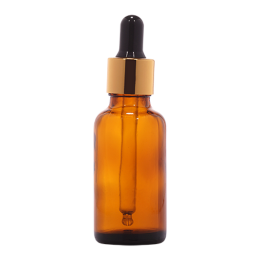 Buy Amber Glass Essential Oil Dropper Bottle (30ml) Online in India - The Art Connect