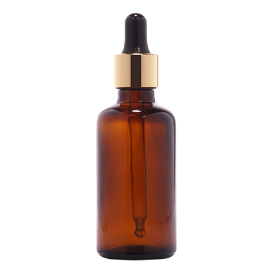 Buy Amber Glass Essential Oil Dropper Bottle (50ml) Online in India - The Art Connect