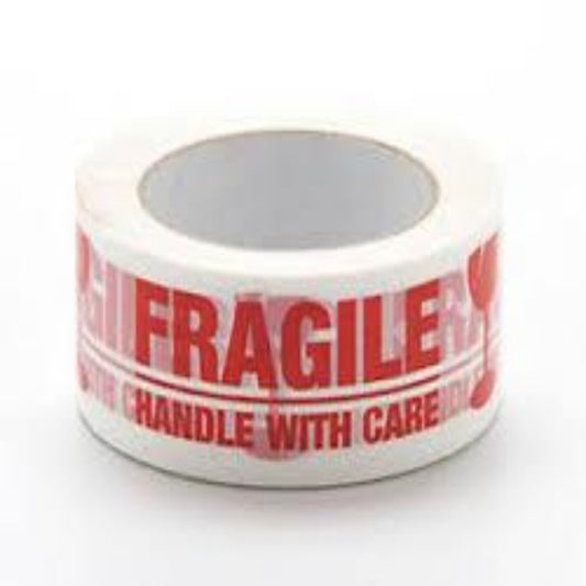 Fragile Self Adhesive, Single-sided BOPP Transparent Tape (2 Inches, 50 Meters)