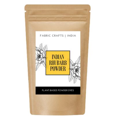 Buy Indian Rhubarb Powder (Natural Plant-Based Extract Fabric Dye) Online in India - The Art Connect
