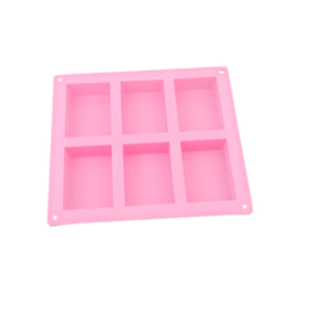 Buy Rectangle Silicone Soap Mould - 100gms Silicone Moulds for Soap Making, Chocolate Making and Baking Online in India - The Art Connect