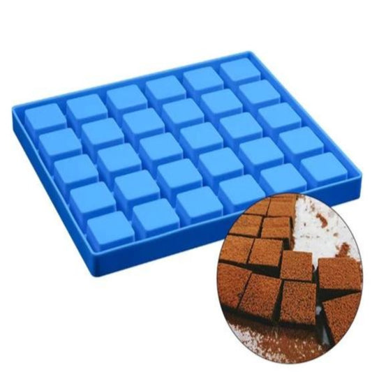 Buy Square Silicone Soap Mould - 15gms Silicone Moulds for Soap Making, Chocolate Making and Baking Online in India - The Art Connect