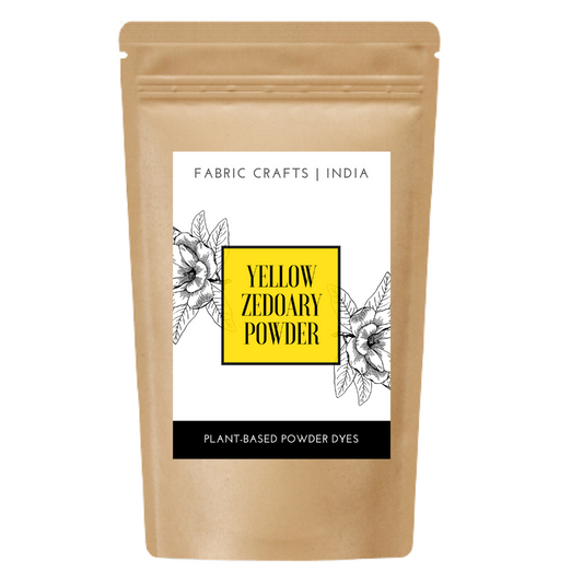 Buy Yellow Zedoary  Mango Ginger Powder (Natural Plant-Based Extract Fabric Dye) Online in India - The Art Connect