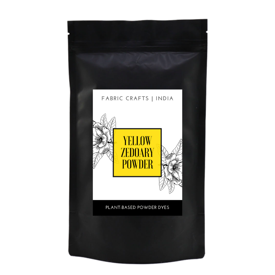 Buy Yellow Zedoary  Mango Ginger Powder (Natural Plant-Based Extract Fabric Dye) Online in India - The Art Connect