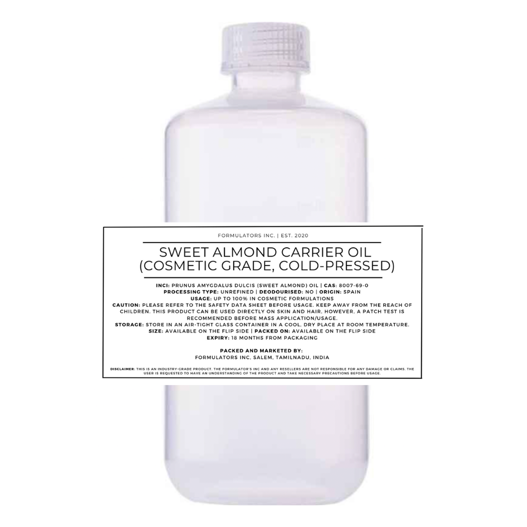 Sweet Almond Carrier Oil  (Cosmetic Grade)