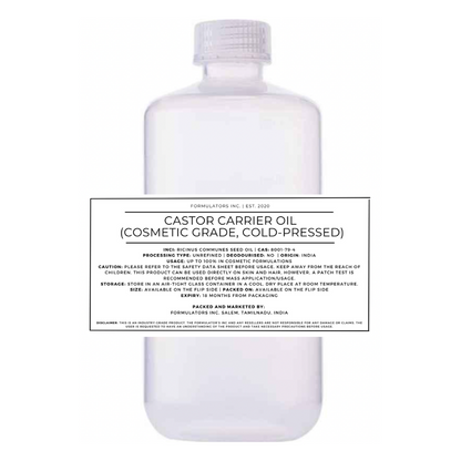 Castor Carrier Oil (Cosmetic Grade)