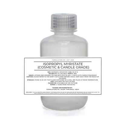 Isopropyl Myristate (Cosmetic & Candle Grade)