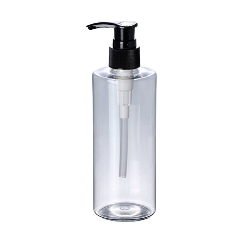 Transparent Dispenser Bottles + Black Pump Cap (100ml)