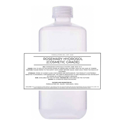 Rosemary Hydrosol (Cosmetic Grade)