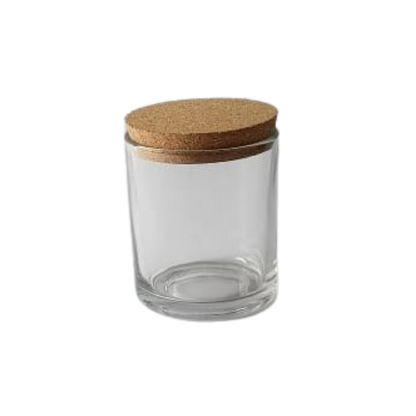 Buy Clear/Transparent Candle Votive Glass Holder/Container + Air-Tight Cork Cap/Lid Online in India- The Art Connect.