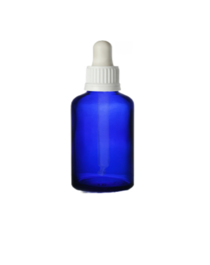 Cobalt Blue Glass Dropper Bottle (50ml)