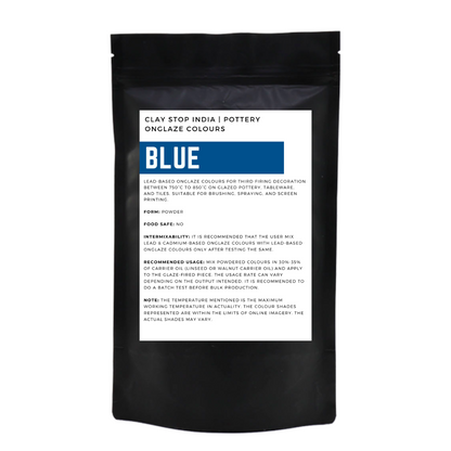 Blue (Lead-Based) (Pottery Onglaze Colours)