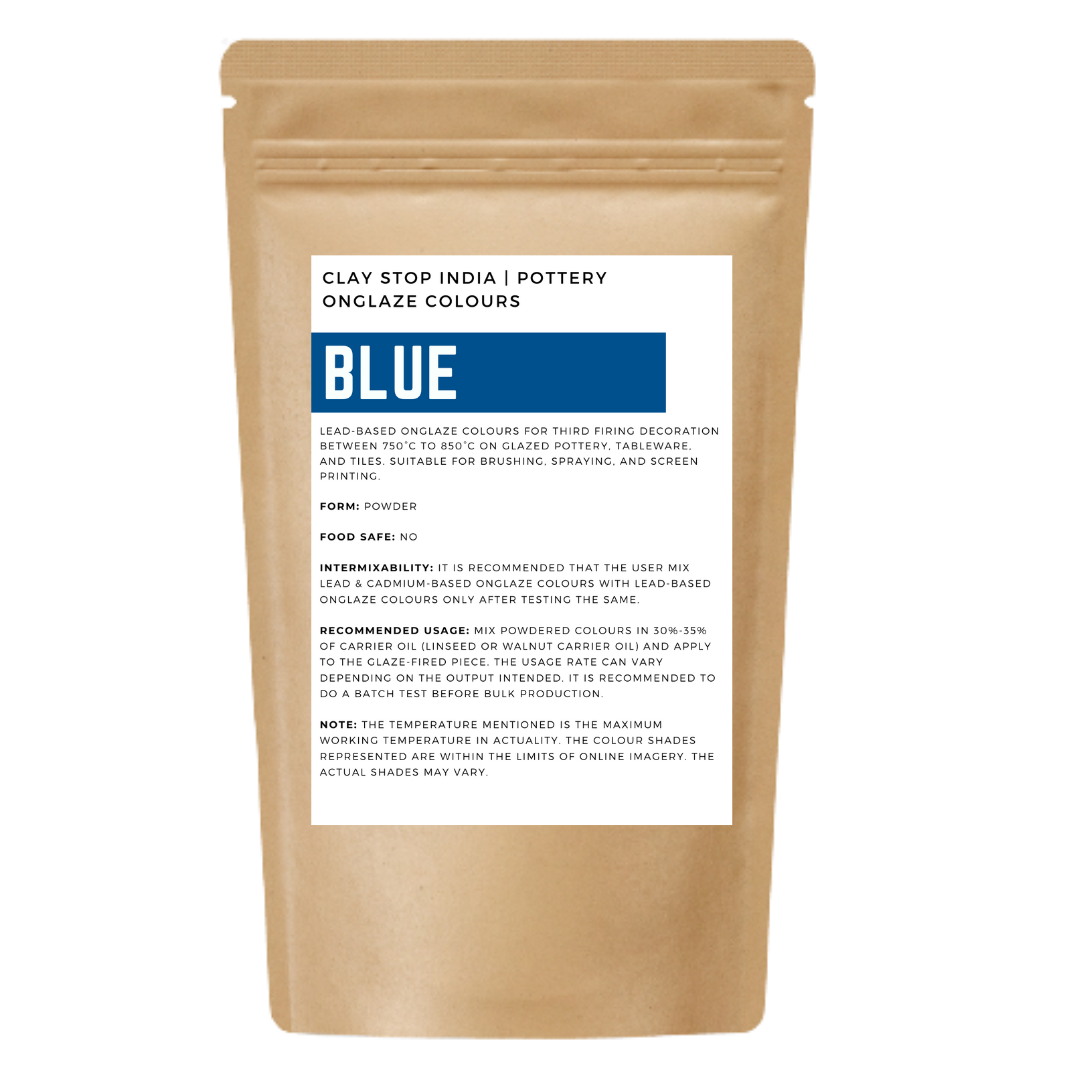 Blue (Lead-Based) (Pottery Onglaze Colours)