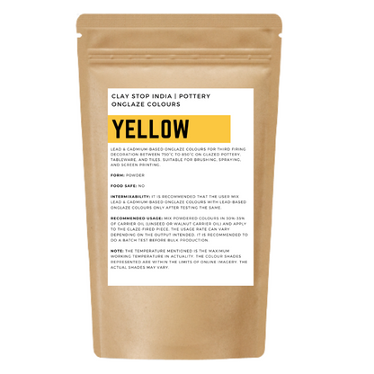 Yellow (Lead & Cadmium-Based) (Pottery Onglaze Colour)