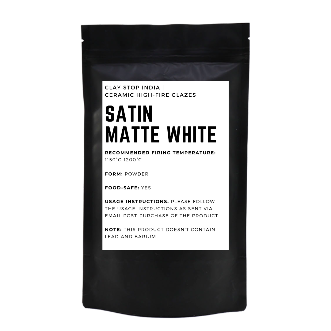 Satin Matte White (High-Fire Pottery Glaze)