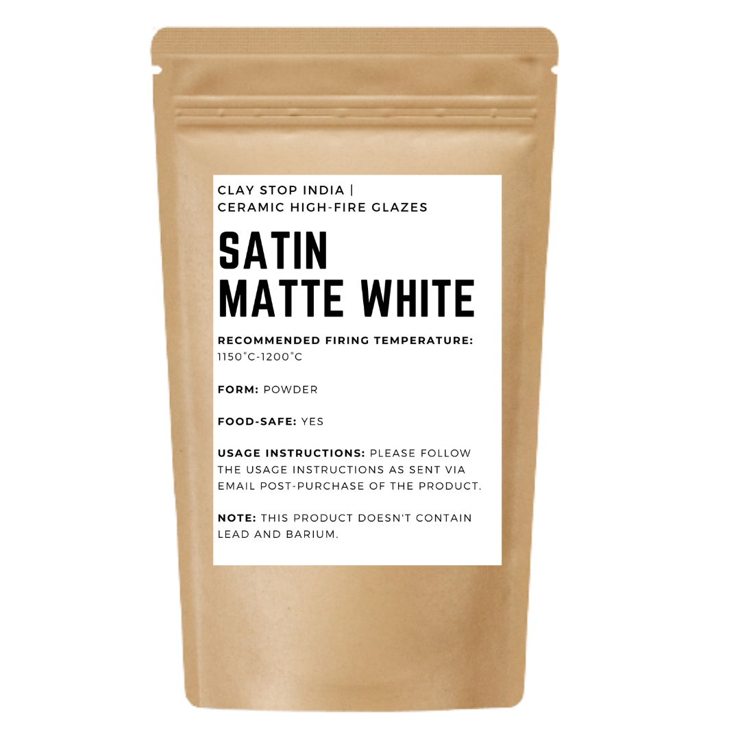 Satin Matte White (High-Fire Pottery Glaze)