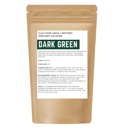 Dark Green (Lead-Based) (Pottery Onglaze Colours)