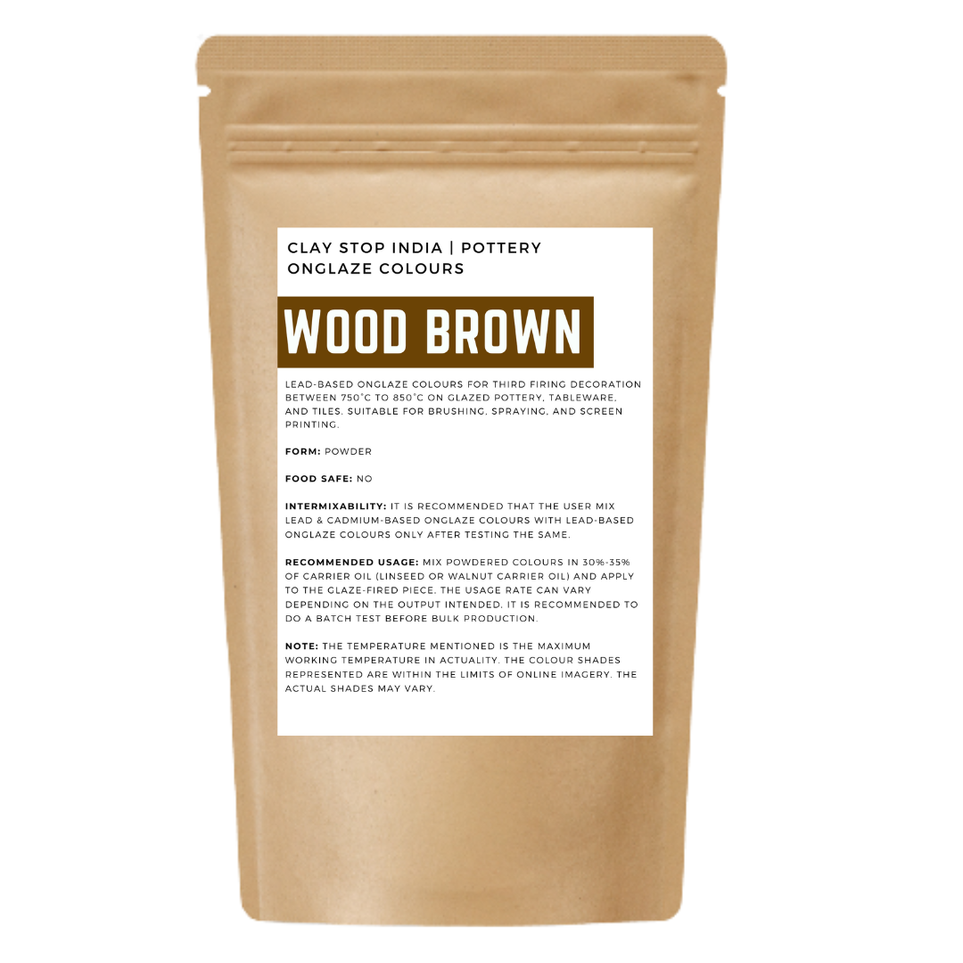 Wood Brown (Lead-Based) (Pottery Onglaze Colours)