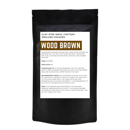 Wood Brown (Lead-Based) (Pottery Onglaze Colours)