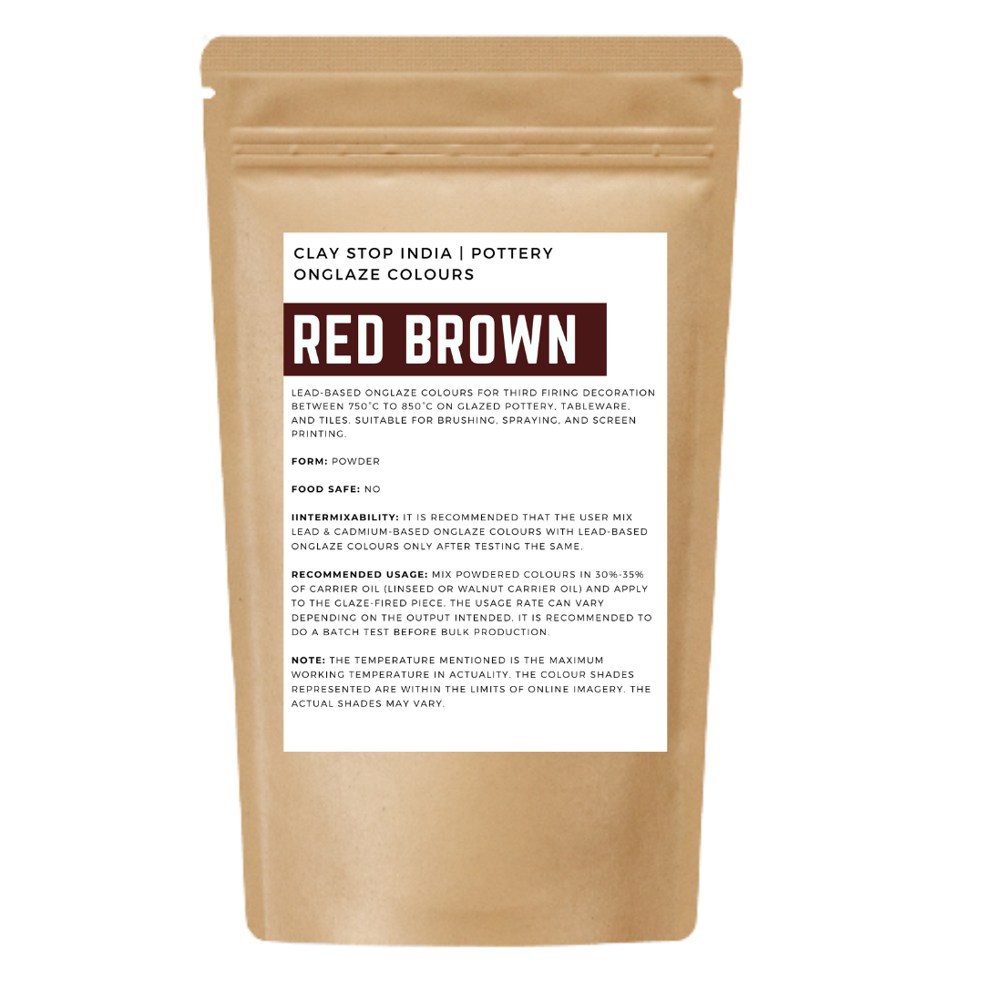 Red Brown (Lead-Based) (Pottery Onglaze Colours)