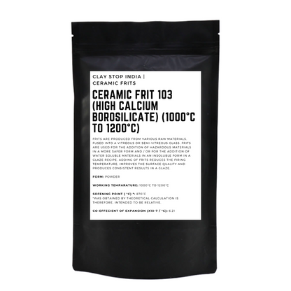 Ceramic Frit 103 (High Calcium Borosilicate) (1000°C to 1200°C)