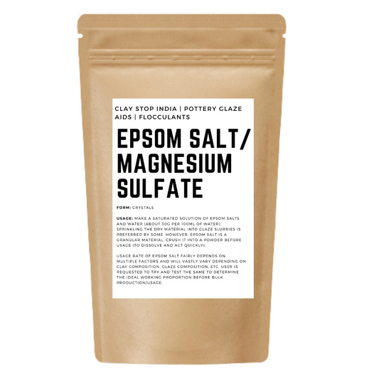 Epsom Salt / Magnesium Sulfate (Pottery Glazing Flocculant)