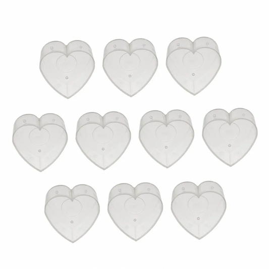 Heart Polycarboante Tea-Light Candle Containers / Cup