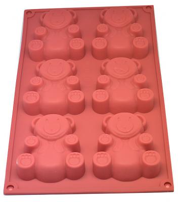 Teddy Bear Silicone Soap Mould - 100gms,  Cosmetic Junction