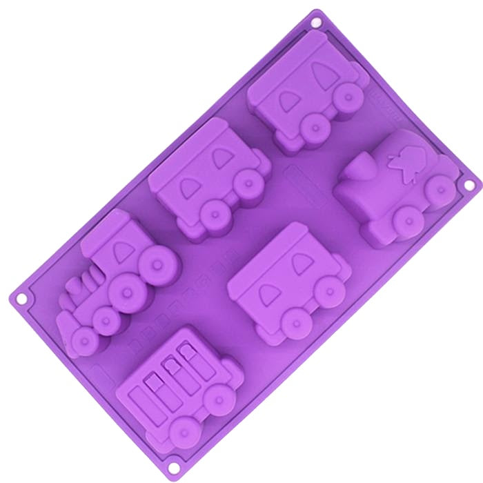 Train Silicone Soap Mould-100gms,  Cosmetic Junction