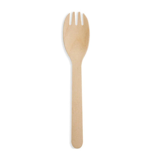 Wooden Spork (Eco-Friendly, Sustainable, Compostable)