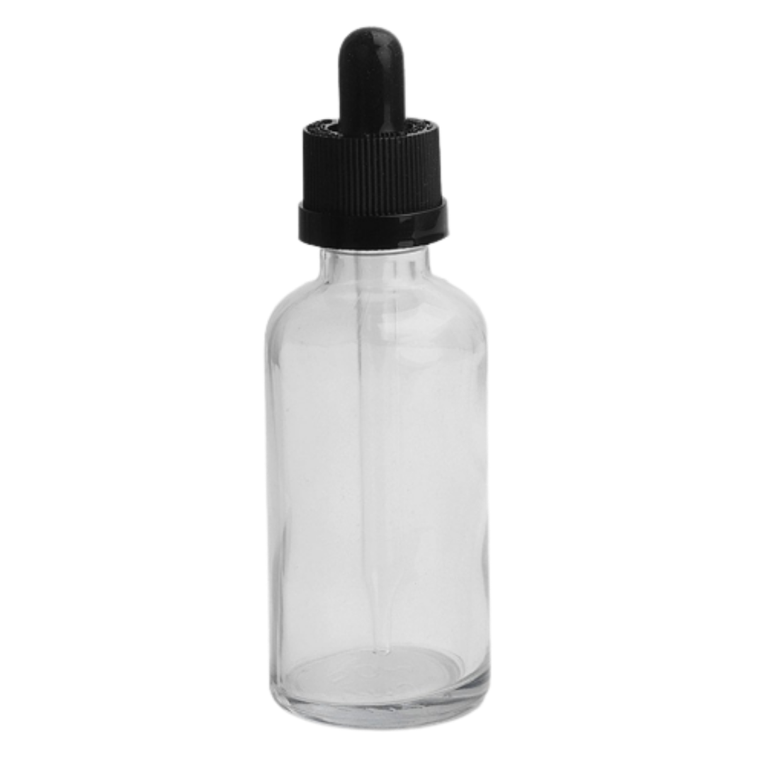 Transparent Glass Dropper Bottle (50ml)
