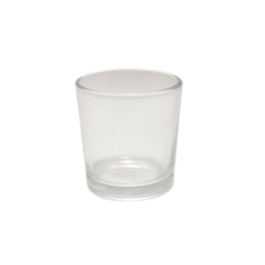 Transparent Candle Votive Glass Holder/Container - 80ml