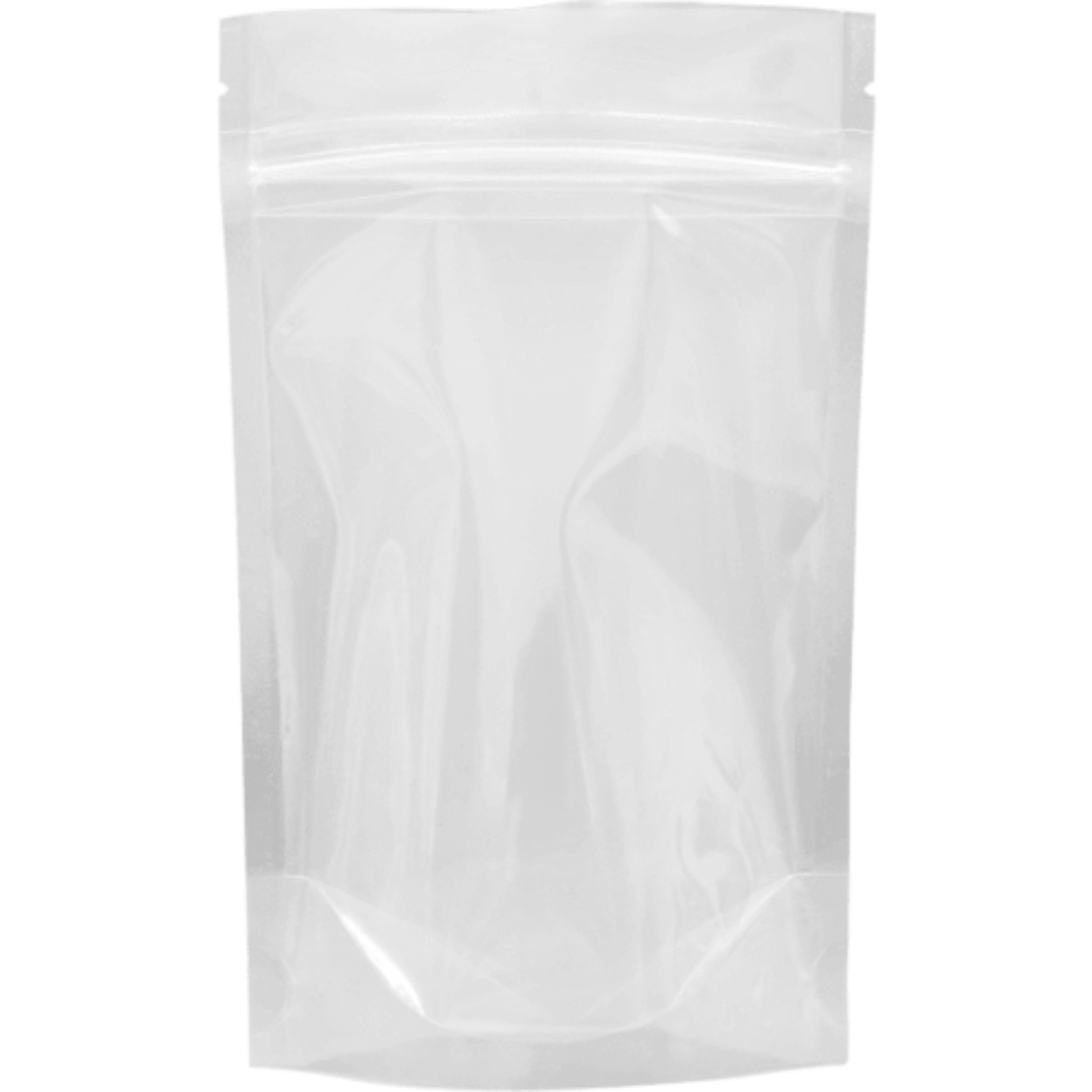 Buy Crystal Clear Stand Up Pouch With Zipper Online in India - The Art Connect