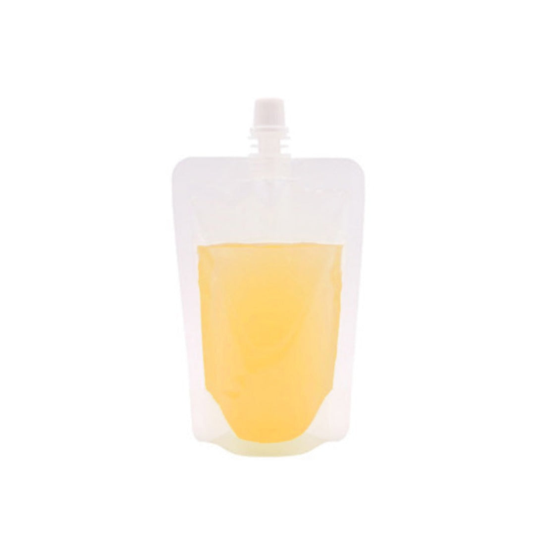 Buy Transparent Stand Up Pouch With Center Spout Online in India - The Art Connect