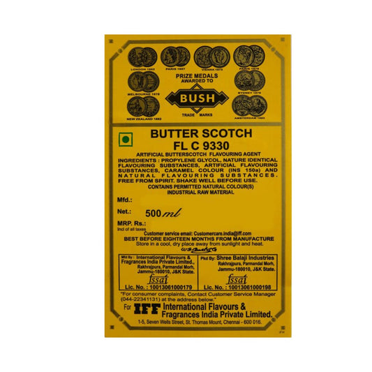 Buy IFF Bush (Essence Flavour A) Butterscotch - 500ml Online in India - The Art connect