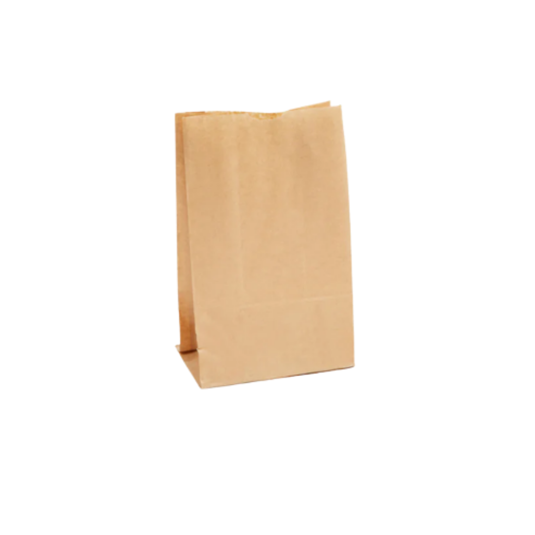 buy Flat Bottom Kraft Paper Pouch / Grocery Bag (30cms*19cms*12cms Online in India - The Art Connect